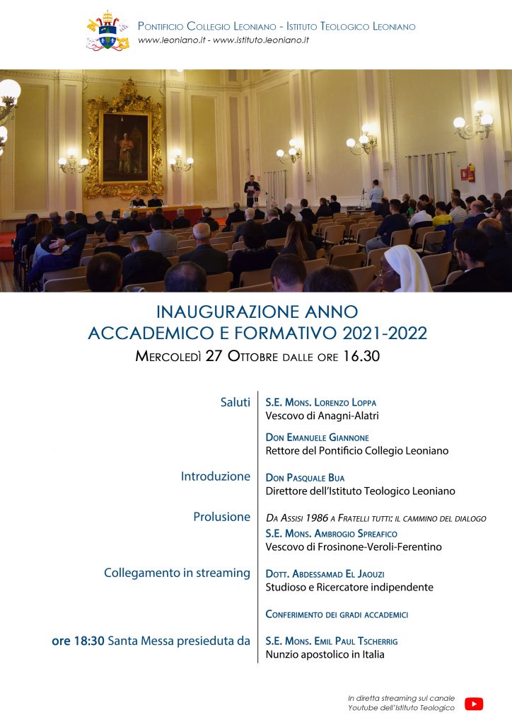 Inaugurazione anno accademico 2021-2022